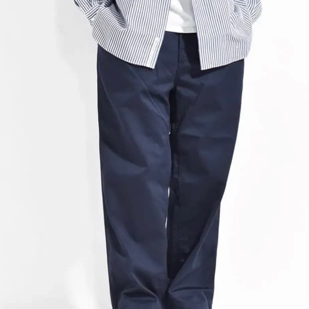 나나미카 와이드 치노 팬츠 네이비 36