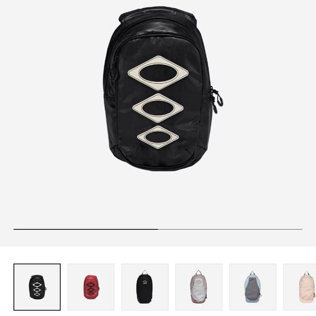 Mischief Rhombus Mini Backpack Black