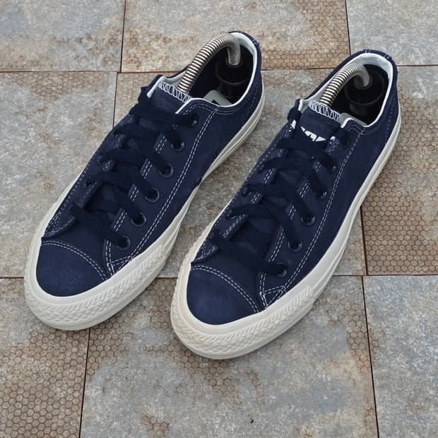 (240)컨버스 올스타 프로 스웨이드 옵시디언 로우