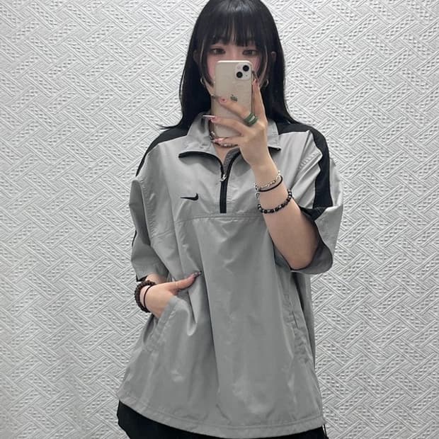 나이키 스트릿 스포티 베스킷볼 아노락 바람막이 L C11816