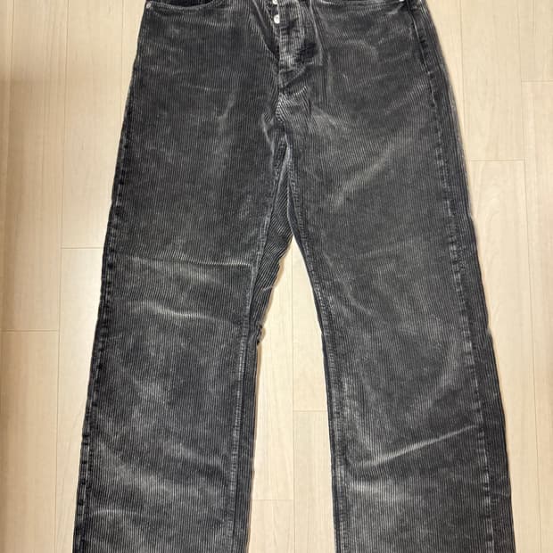 HOPE) 24fw 코듀로이 와이드 팬츠 블랙(31~32추천)