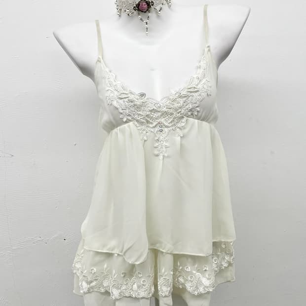 퓨어 레이스 캉캉 슬립