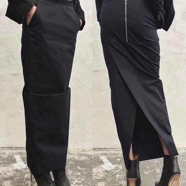 Rick Owens 12ss “naska” long skirt