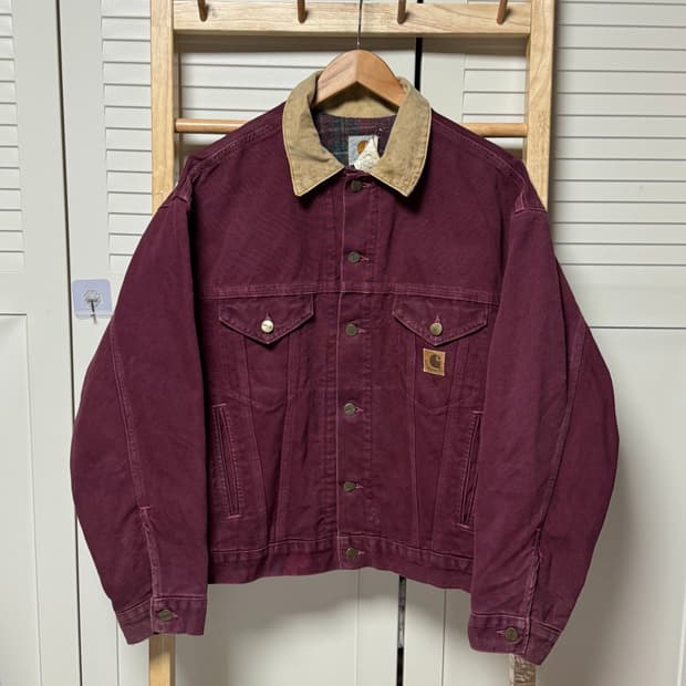 90s 칼하트 트러커 워크 자켓 디트로이트 JB0946 USA