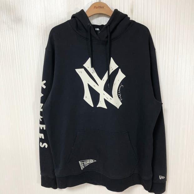 MLB 뉴에라 뉴욕양키스 빅로고 후드티셔츠 XL