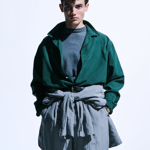 [1/31까지][3] 25SS 아프레쎄 실크 코튼 오픈 카라 L/S 셔츠