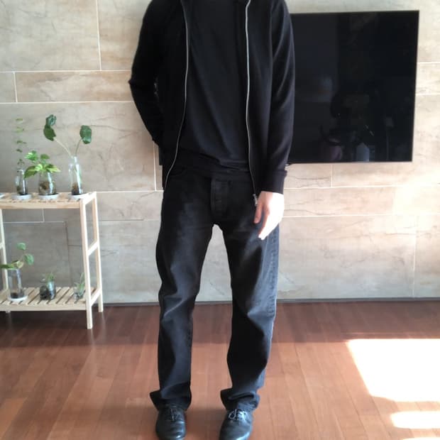 [XS] 코스 퍼널넥 메리노 울 집업 