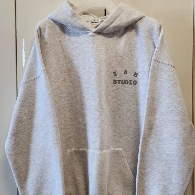 아이앱 스튜디오 후드 라이트 그레이 2XL XXL
