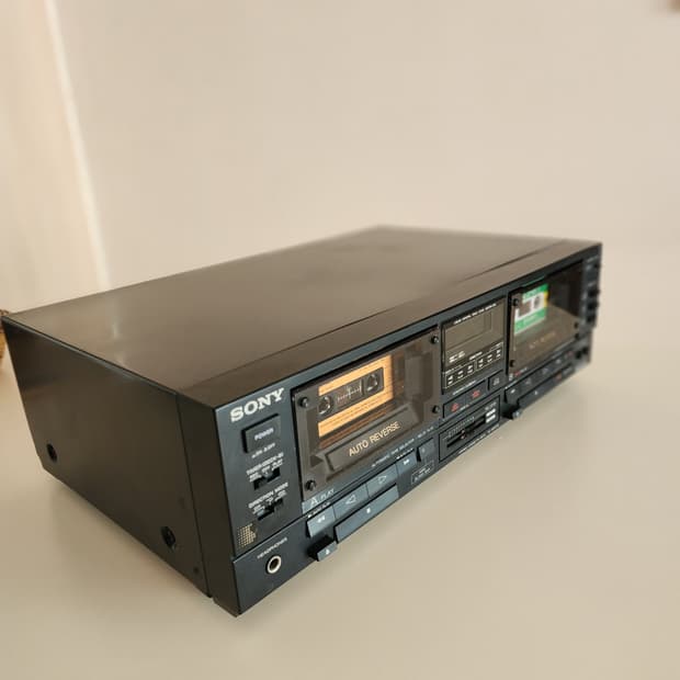 소니 빈티지 카세트 데크 TC-WR750