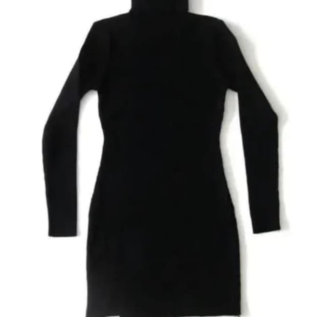 디에이디 터틀넥 드레스 블랙 새상품