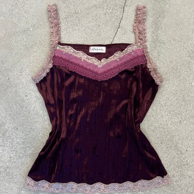 Vintage Purple lace top