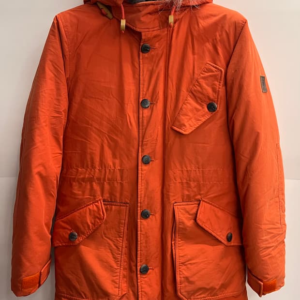 펜필드 오렌지 다운 패딩 S