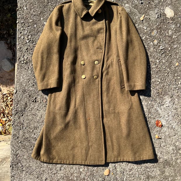 40’s WW2 Melton Wool Coat
