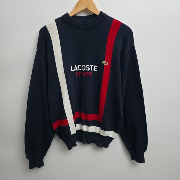 [M] 라코스테 스포츠 네이비 니트
