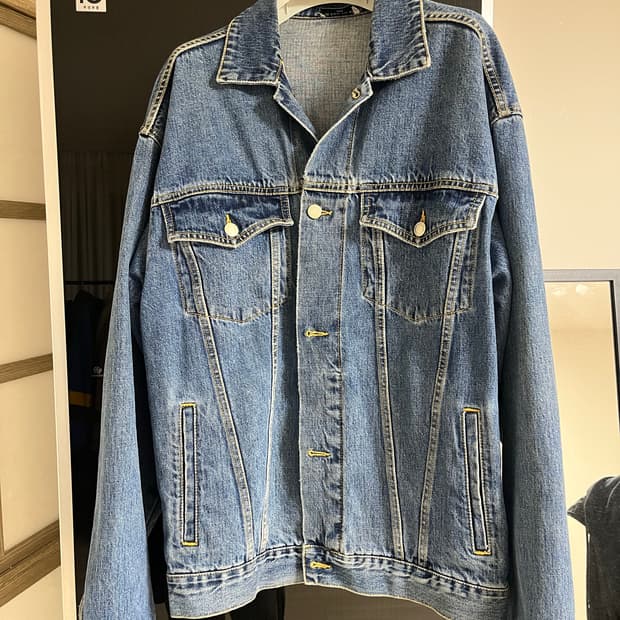 이놈어닛 데님 루즈핏 청자켓L
