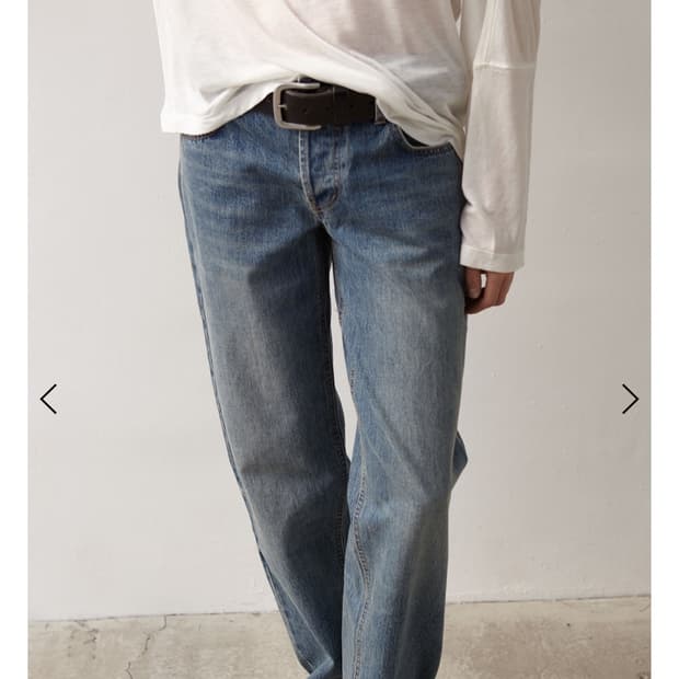 EAN JO 이안조 청바지 데님 WASHED BLUE 34