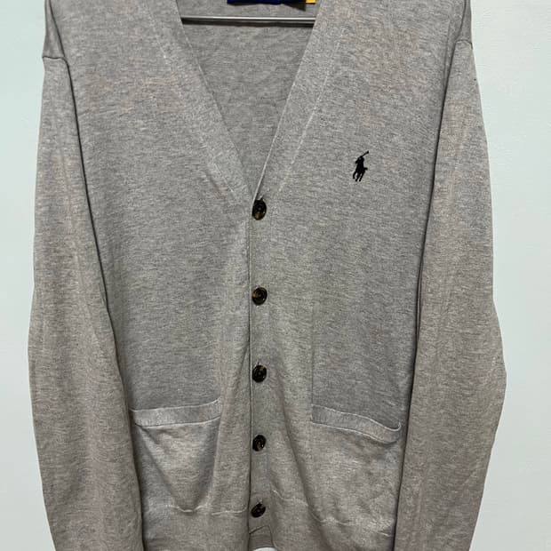 폴로 랄프로렌 그레이 가디건 M
