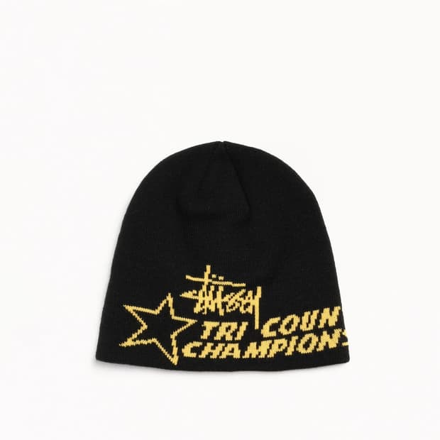 스투시 SKULLCAP TRI COUNTY 비니