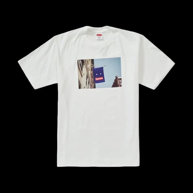 [M] 슈프림 배너 티셔츠 19FW
