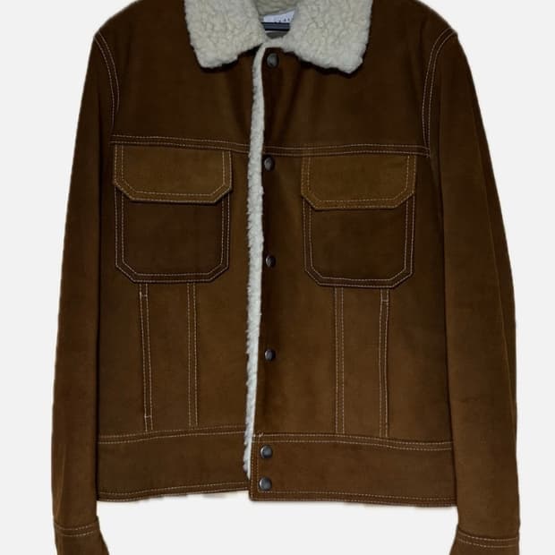 산드로 스웨이드 자켓 L