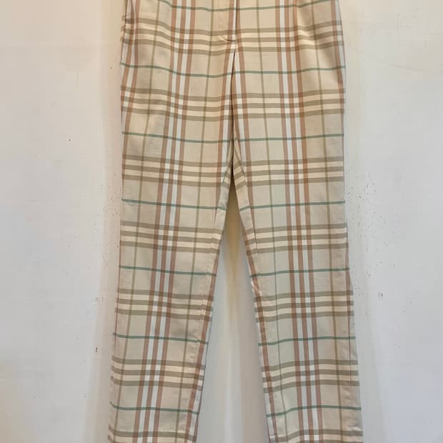 Burberry 버버리 체크팬츠:) 버버리바지