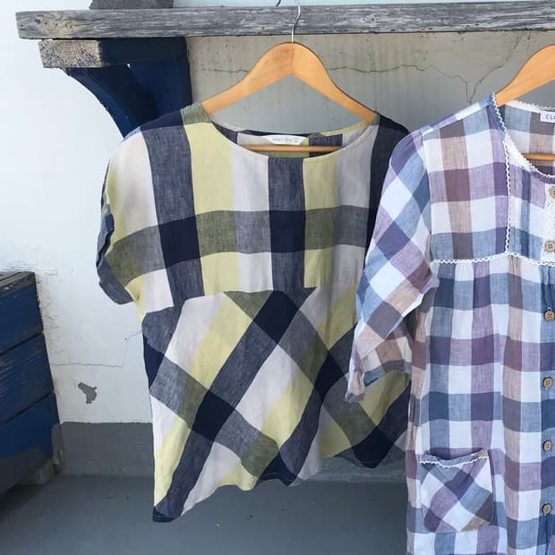 스튜디오 클립 STUDIO CLIP 체크 블라우스