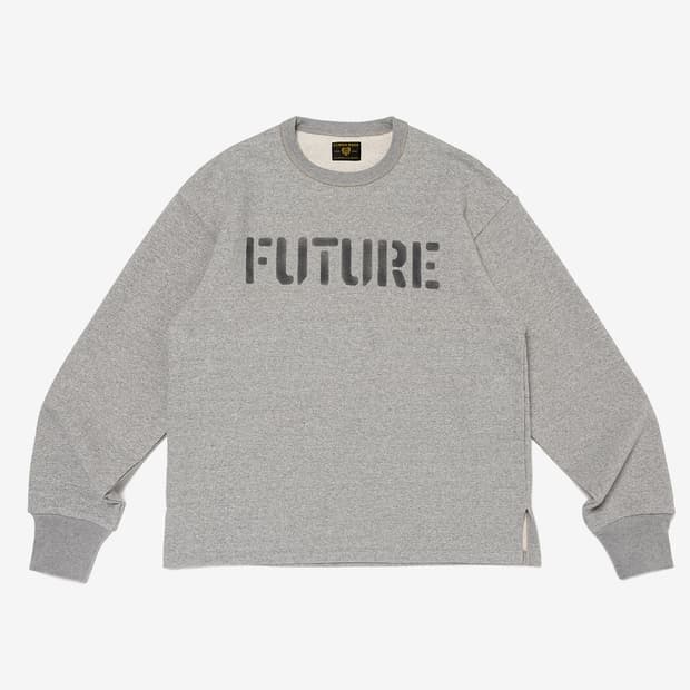 (새상품) 휴먼메이드 밀리터리 스웻셔츠 그레이