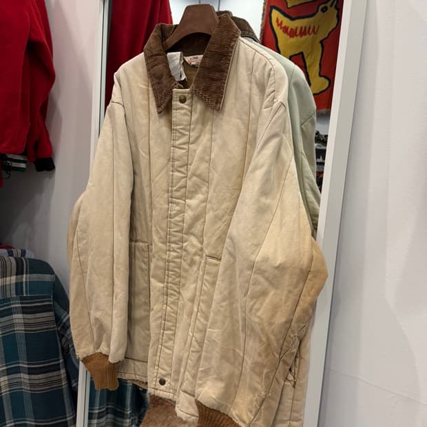 80-90s Walls 월즈 덕 캔버스 퀼팅 워크 자켓 (USA)