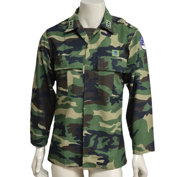 공군 구형 30방공관제단 행정 중위 초기형 하계 전투복 상의 자켓 (S)