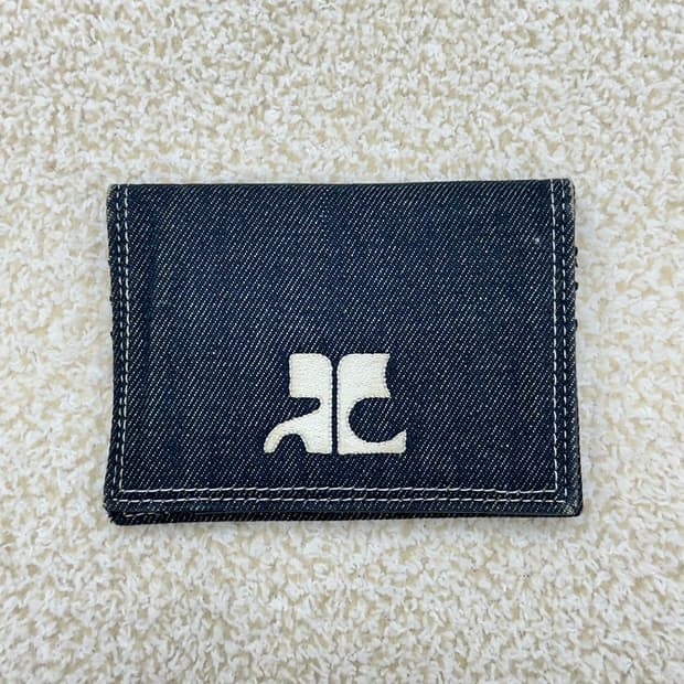 꾸레쥬 데님 지갑