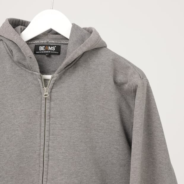 빔즈 그레이 후드 집업