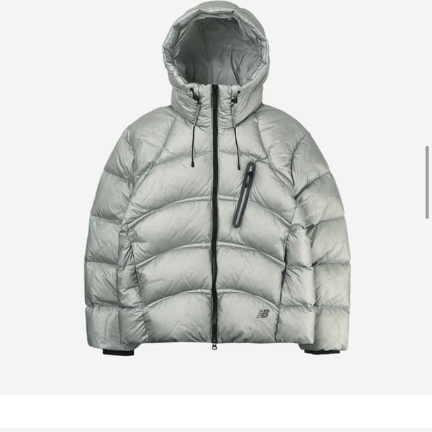 뉴발란스 플라잉77 슈퍼라이트 헤비 구스다운 라이트 그레이