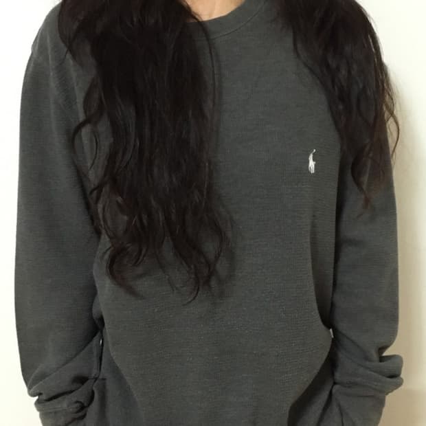 폴로 와플 롱슬리브