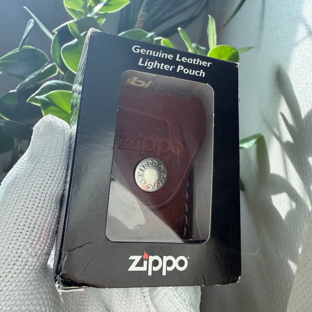 오리지널 zippo 라이터 가죽 케이스