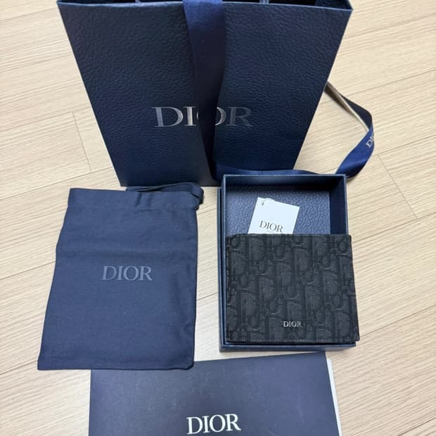 [풀박스] 디올 오블리크 반지갑
