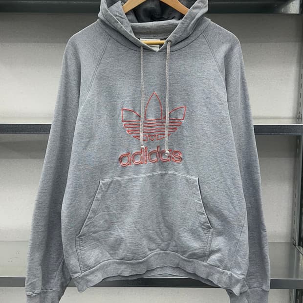 (M)90'S 아디다스 기모 후드-M1698