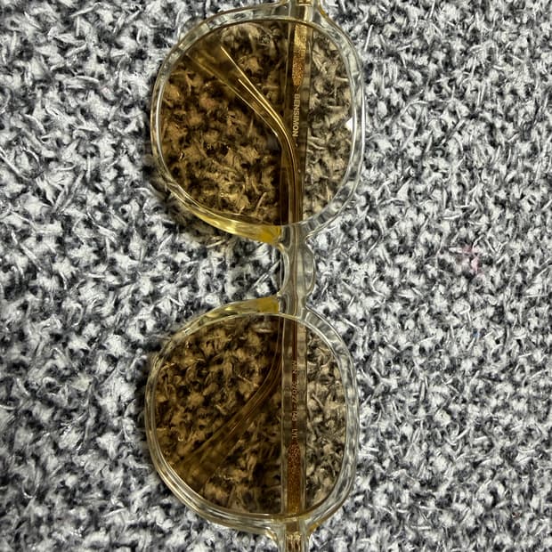 벤시몽 옐로우 클리어 MIN 선글라스 새상품 저렴하게 판매해요!