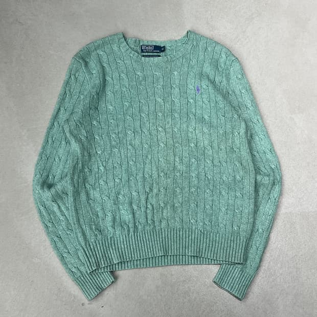 폴로 랄프로렌 꽈배기 니트 s09346