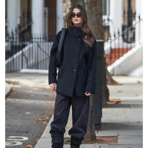 디망쉬 하프코트 새상품