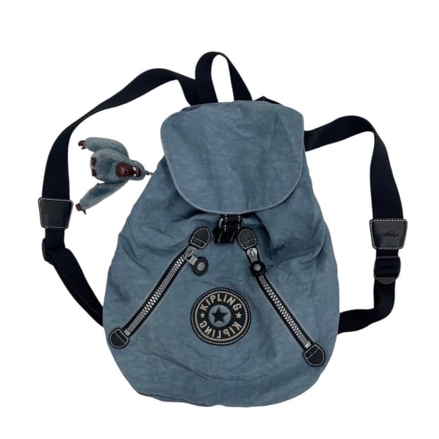 키플링 복조리 백팩 가방 스카이블루