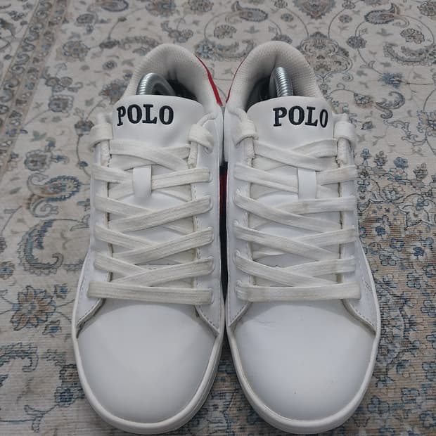 POLO 폴로 화이트 스니커즈 UK3 (230-235mm)