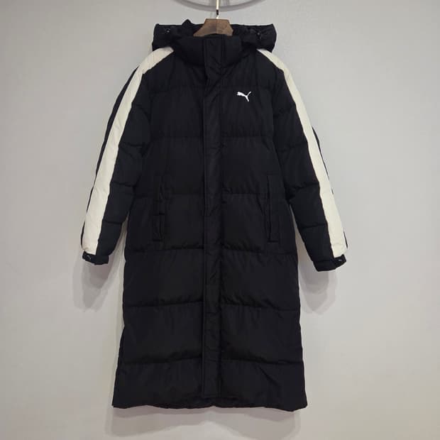 푸마 다운 롱패딩 S(90~95)남녀공용
