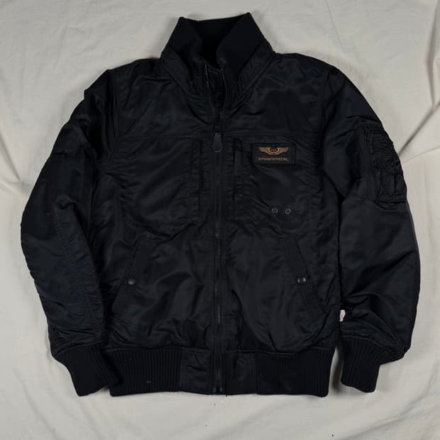 알파인더스트리 봄버 자켓