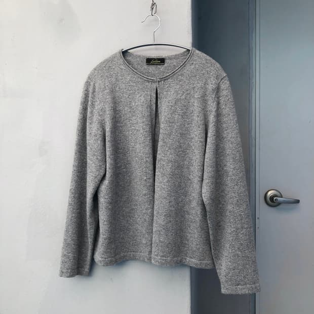 cashmere cardigan