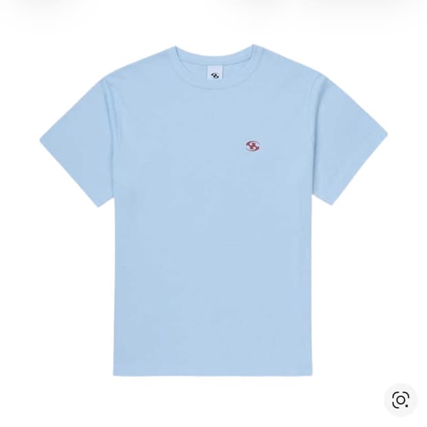 산산기어 로고 티셔츠 스카이 블루 24SS