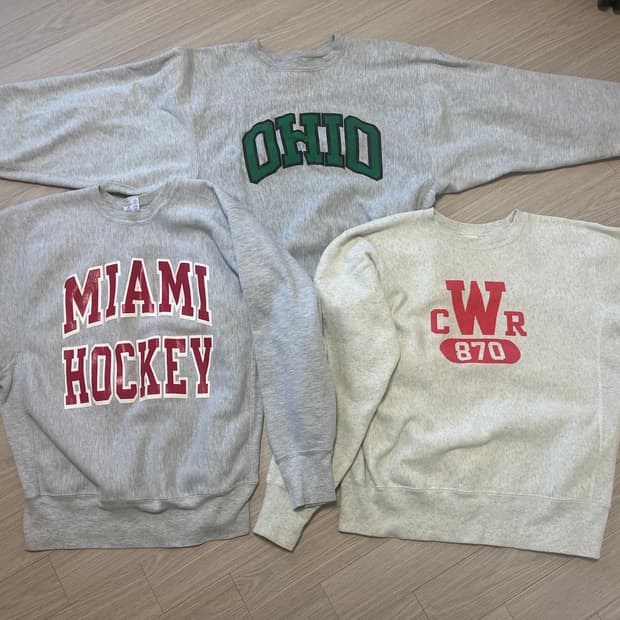 챔피온 리버스위브 80s 90s 현행 스웻셔츠 맨투맨