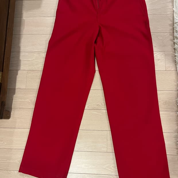 디키즈 면바지 레드