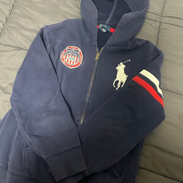 빅포니 폴로 후드집업
