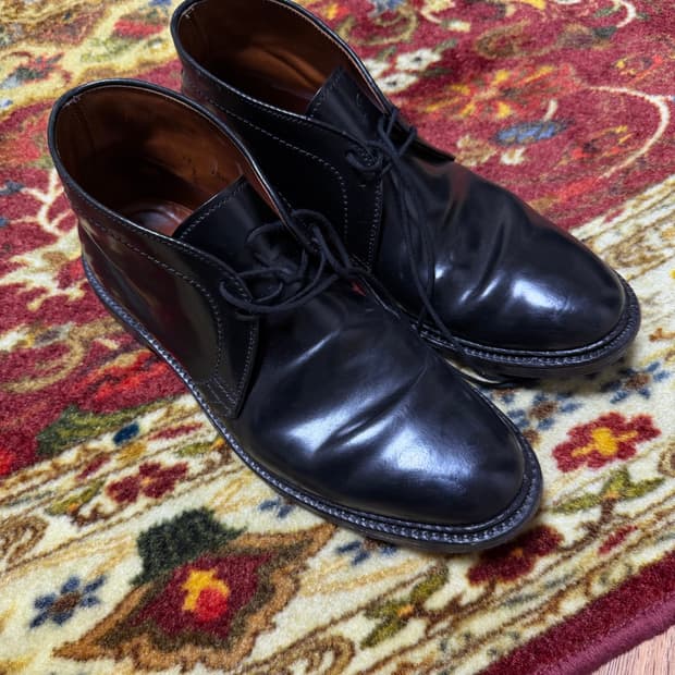 알든 1340 블랙 코도반 처카부츠 10d