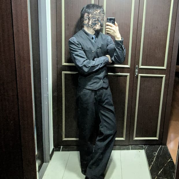 Vdr 레일로드 데님 셋업 